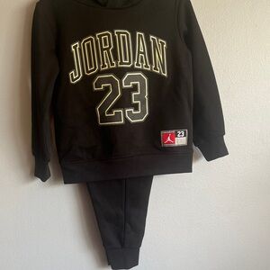 Jordan Black Sweatshirt with 23 Emblem